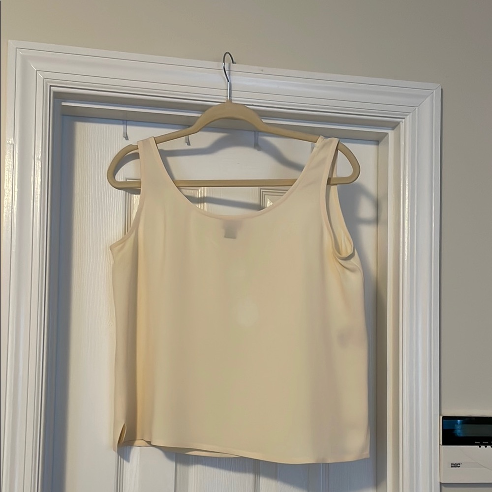 Classic Cream Sleeveless Women's Tank Top